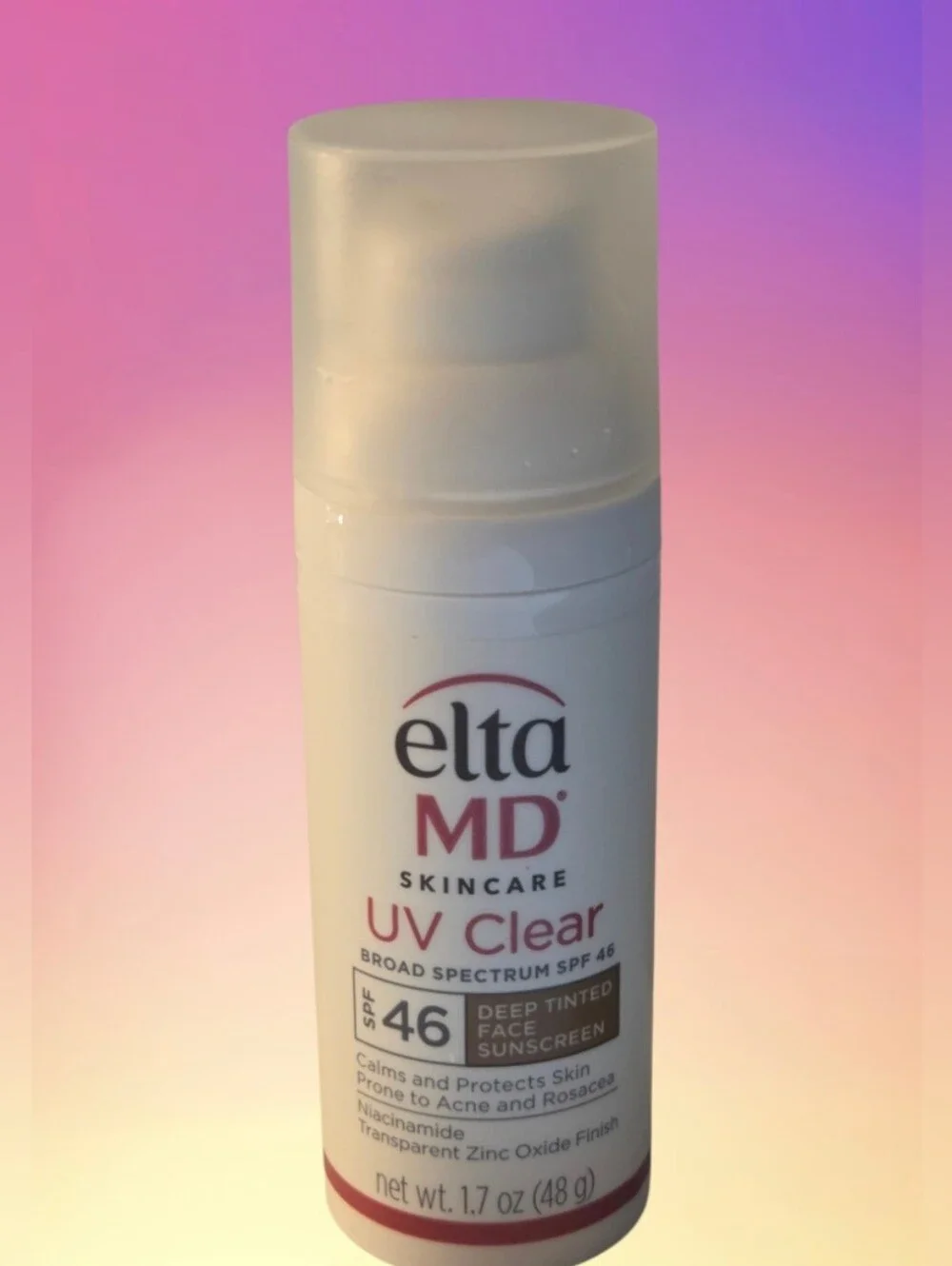 EltaMD UV Clear Face Sunscreen SPF 46 Deep 1.7oz New W/Zinc Oxide